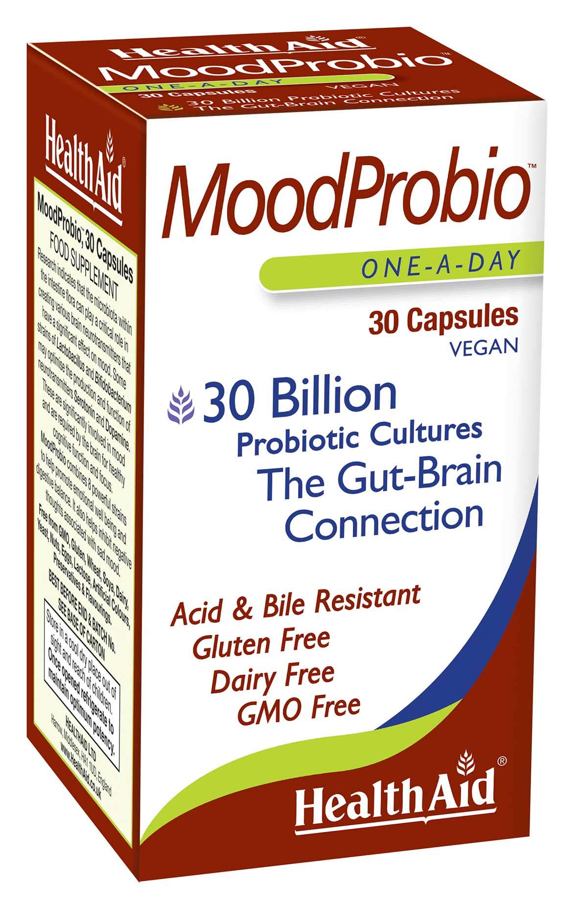 Health Aid Moodprobio 30 Capsulas