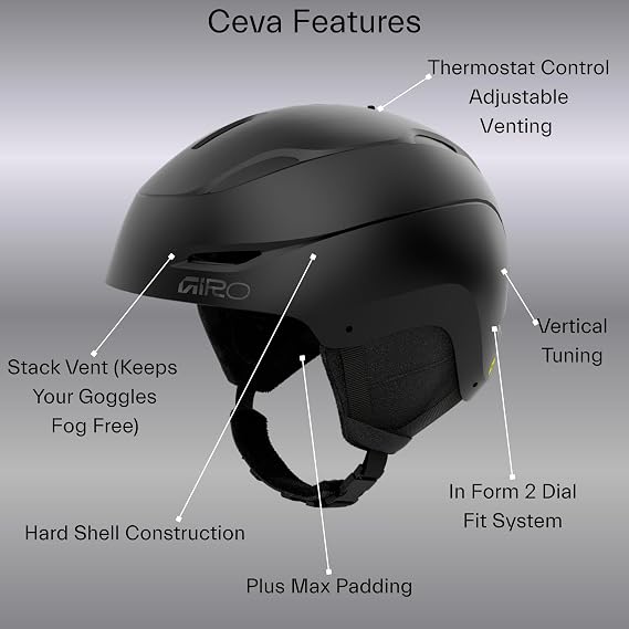 Giro Ceva MIPS Ski Helmet - Snowboard Helmet for Women & Youth