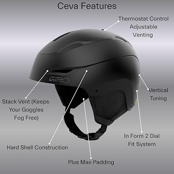 Giro Ceva MIPS Ski Helmet - Snowboard Helmet for Women & Youth
