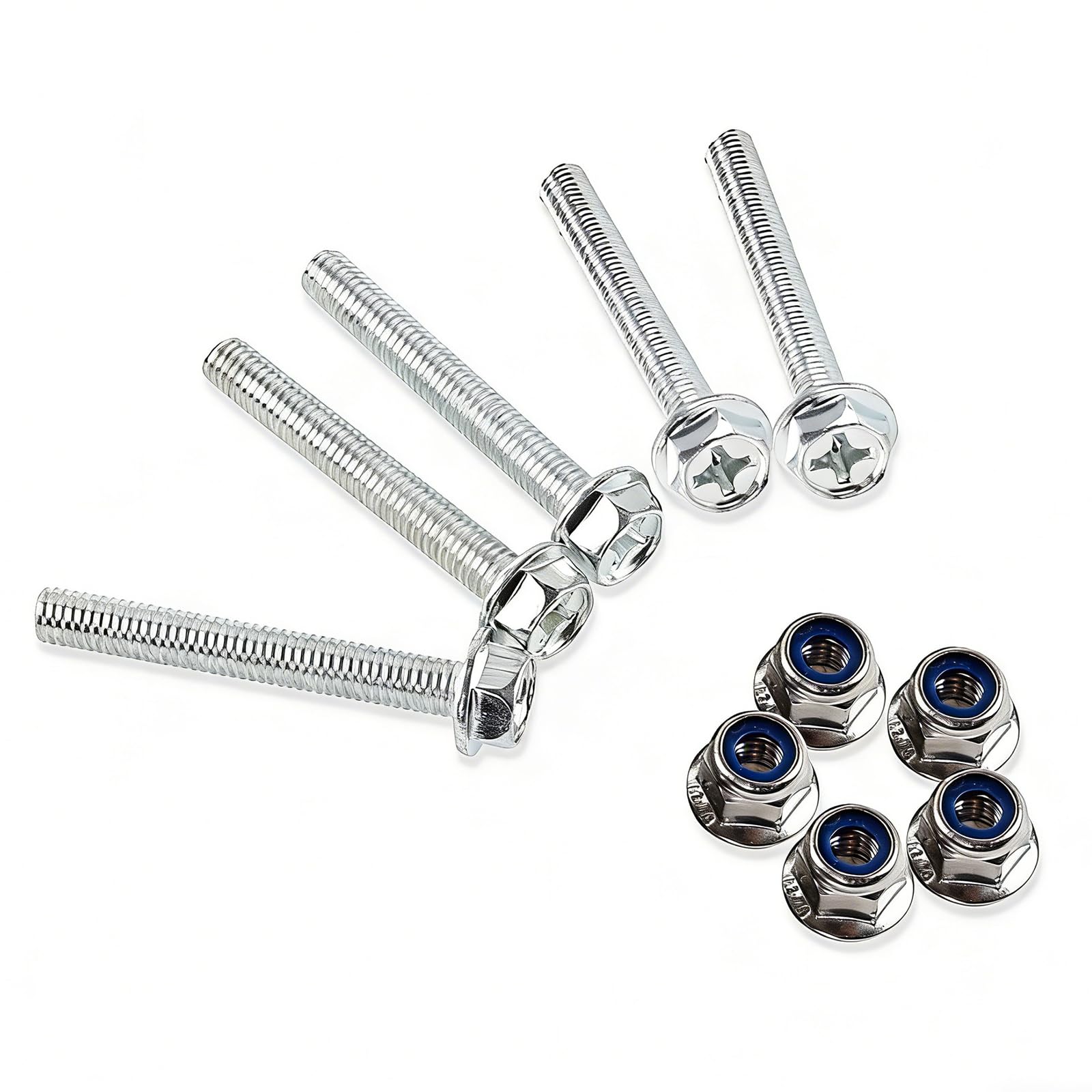 XTPTFABS 19M7834 14M7397 for John Deere Equipment Screw and Lock Nut，5PCS Auger Shear Bolt and Lock Nut Kit (5)