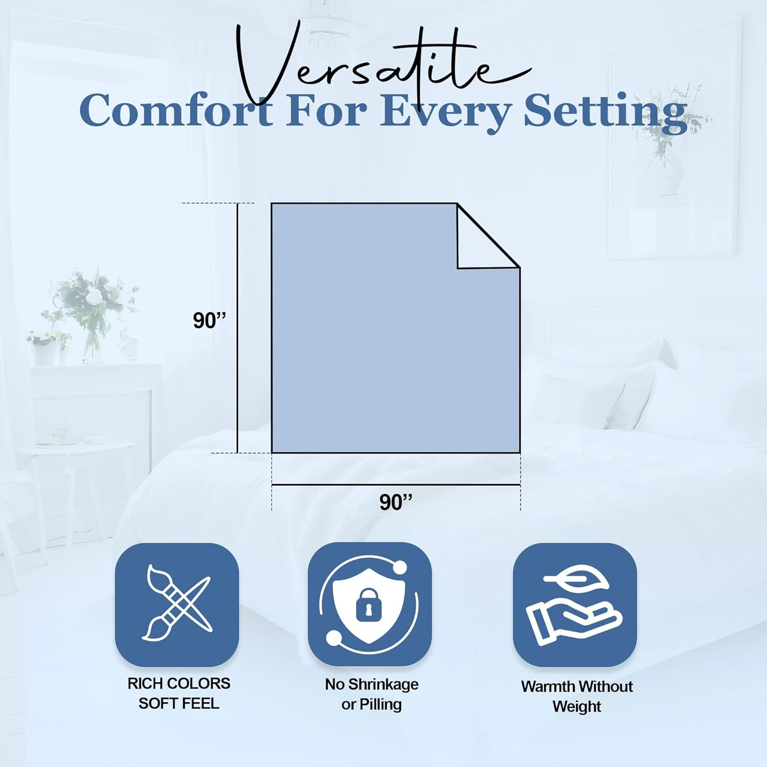 Thermee Micro Flannel Sheets Set, Queen-Size Sheet Set having 18" Deep Pocket, Soft Queen Sheets Fit Queen Mattresses, Machine Wash/Dry, No Pilling, 2 Standard Pillowcases, Bed Sheets - Falling Leaves