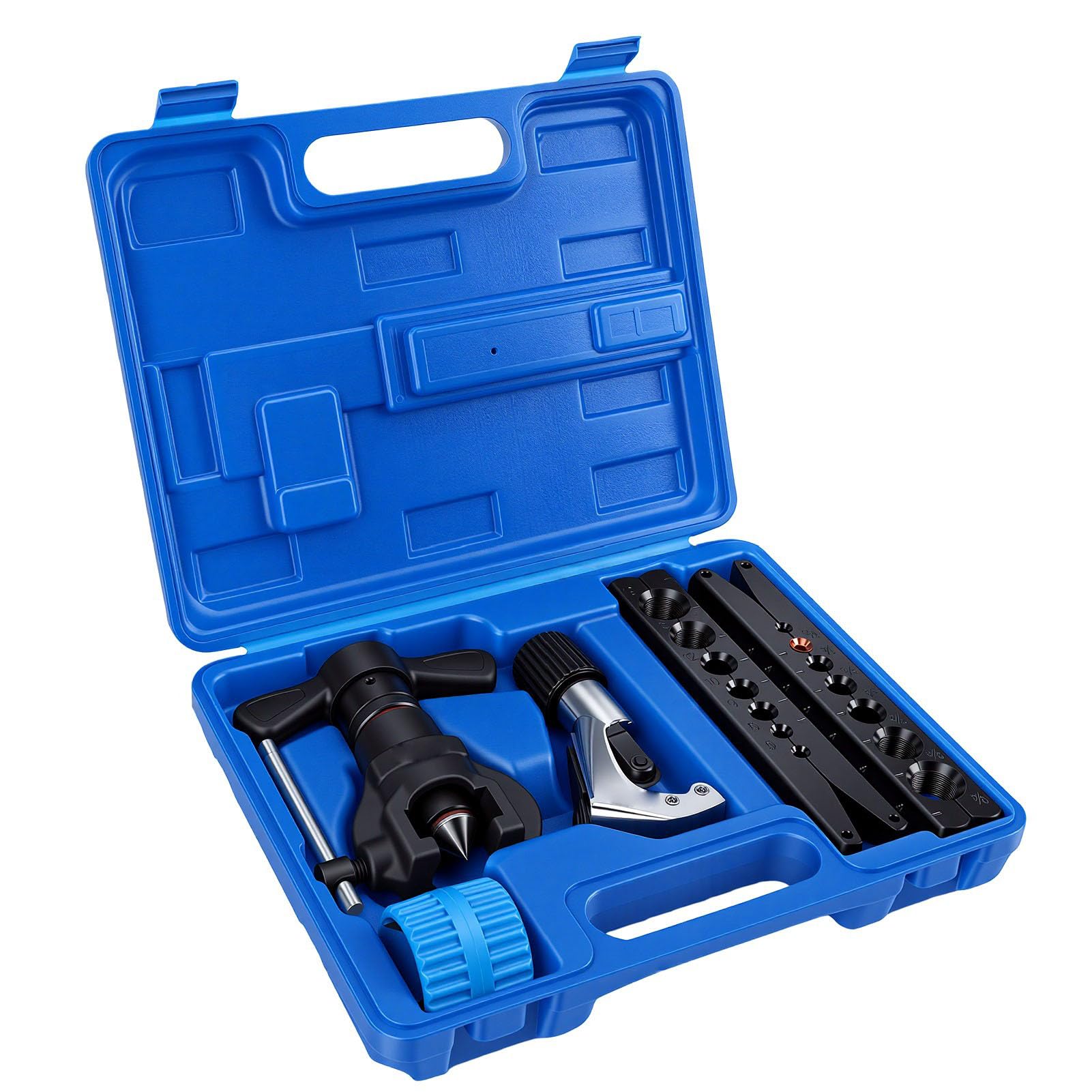 Fafeicy Kit de Herramientas de Trinquete Abocardador Excéntrico, Estuche