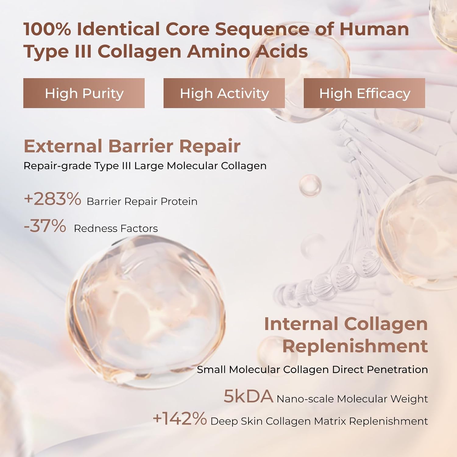 Extravagance Rejuvenation Collagen Serum (50ml/1.69oz) - Anti Aging Face Moisturizing Essence, Boosts Skin Elasticity and Reduces Fine Wrinkles - Image 3