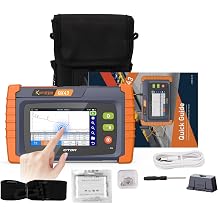QX43 FTTx Fiber OTDR 1625nm 24dB OTDR Built in OPM, OLS, VFL, RJ45+4.3 Inch Touch Screen+6000mAh Battery Capacity+Smart Link+SC/FC UPC Connector