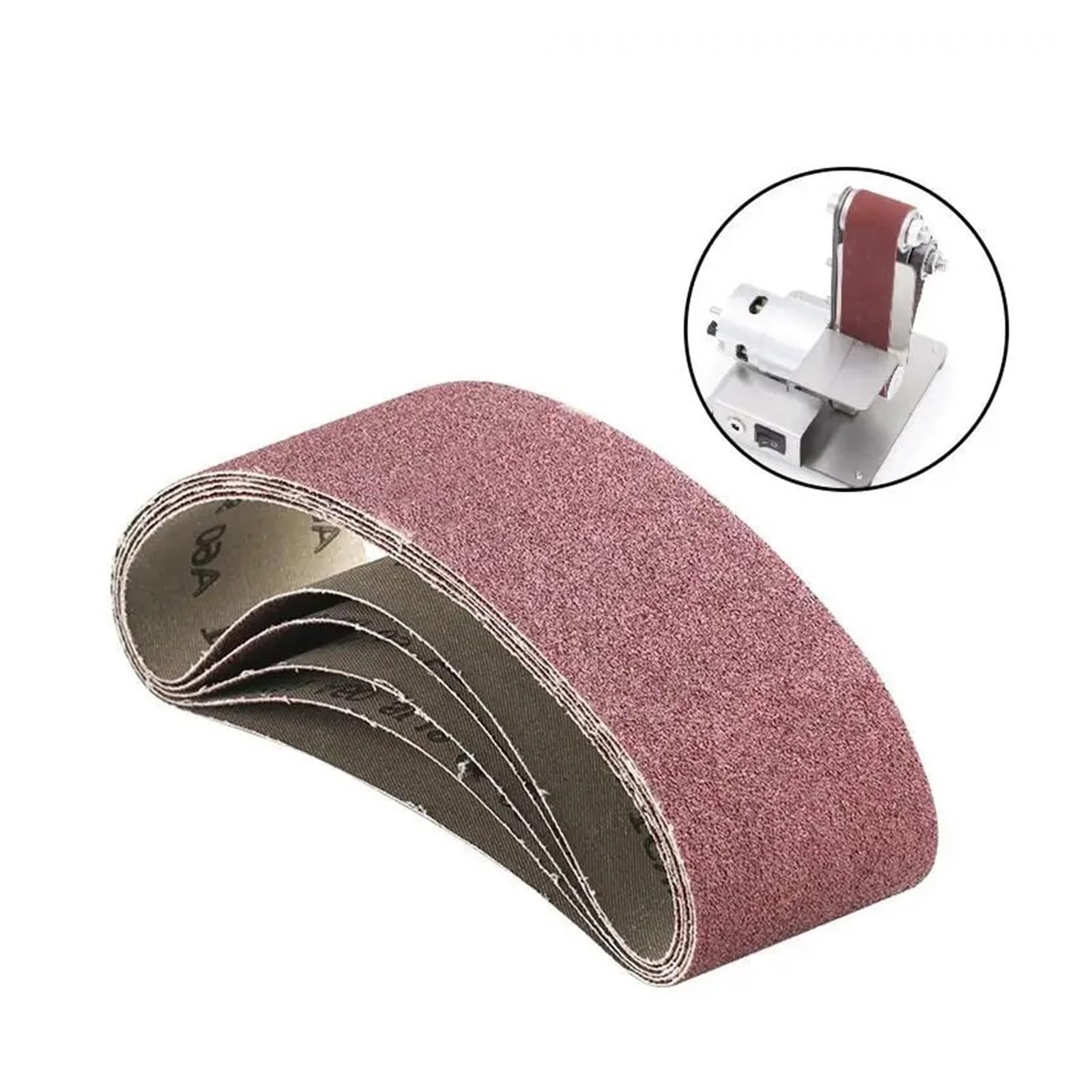 Nastro abrasivo, Nastri abrasivi in ​​ossido di alluminio 10 pezzi 100x610mm grana 40-800 for lucidatura con levigatrice(10Pcs 320 Grit)