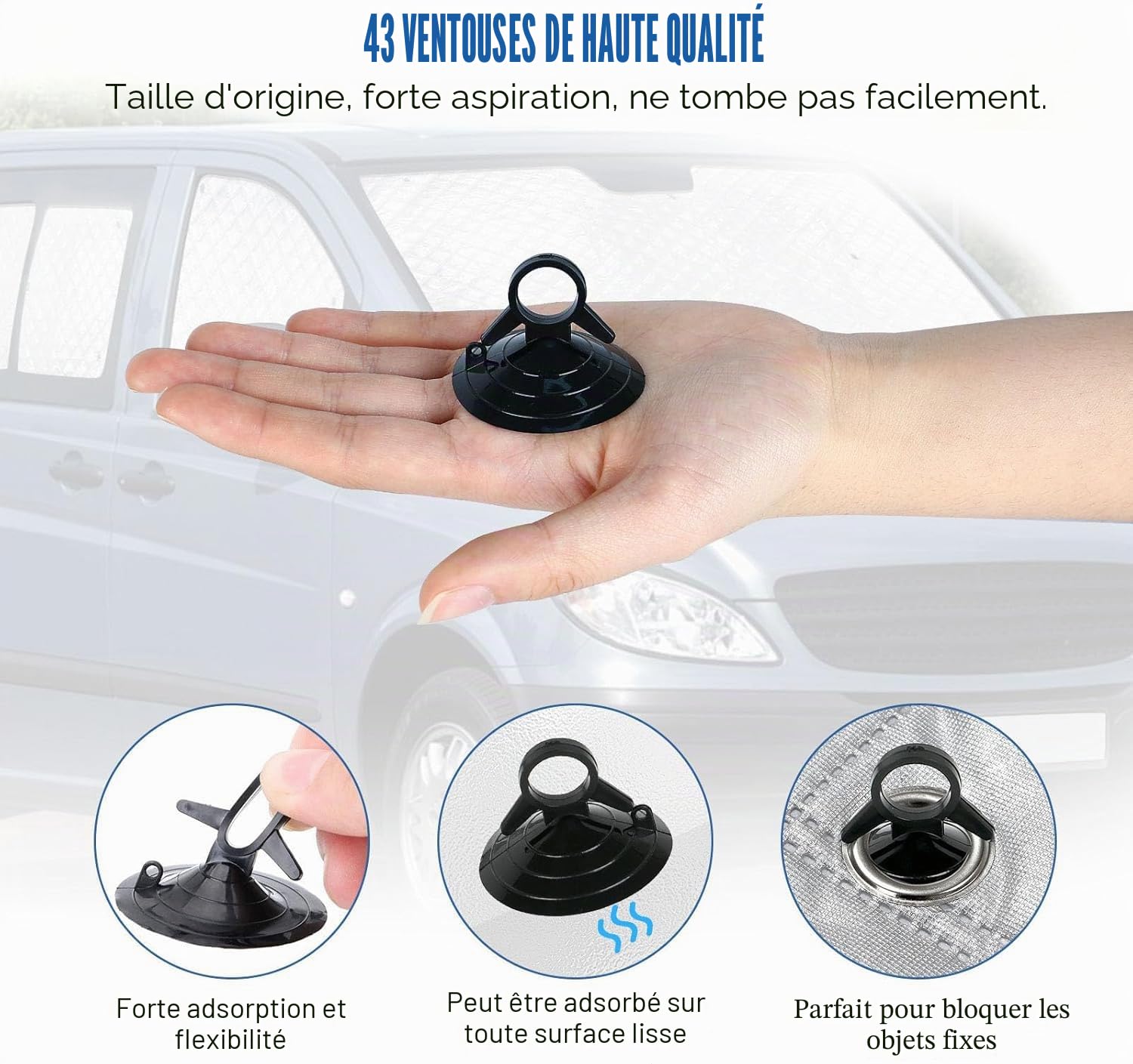 Pare Soleil Voiture Interieur pour Mercedes-Benz Classe V III W447/Viano (LWB) 2014-2022, Lot of 10 Pare Soleil Voiture Pare Brise Avant Housse De Protection Pare Brise