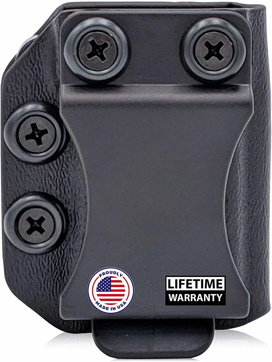 Concealment Express OWB & IWB KYDEX Magazine Holster - Ambidextrous, 100% USA Made Mag Holder w/ Adjustable Retention - Mag Carrier for Concealed Carry - for Right & Left Hand Carry