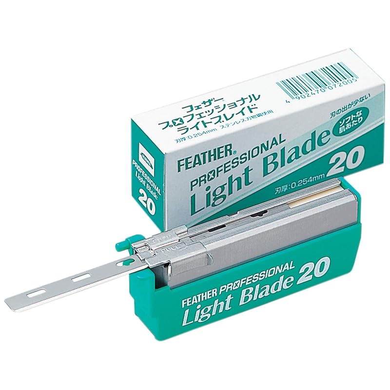 Lâminas Feather Artist Club Prolight PL-20, pacote com 20 unidades