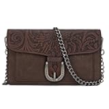 Small Crossbody Purse with Chain Strap Western Designer Clutch and Handbags for Women