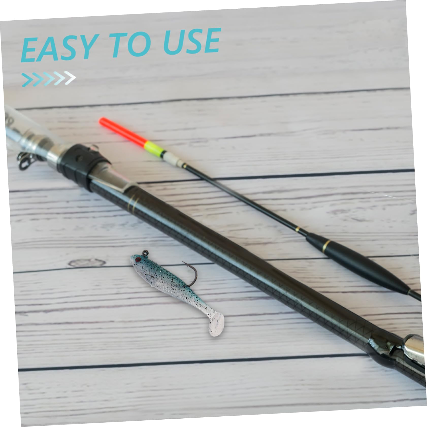 Hemobllo 12piezas Señuelos De Pesca Reutilizables Artificial Brillantes para De para Ríos Lagos y Arroyos