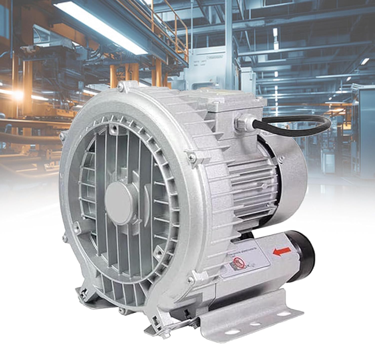 Regenerative Fish Pond Ring Blower - Industrial Vacuum Pump for Aquarium Aeration & Sewage Treatment, High Efficiency & Quiet Operation