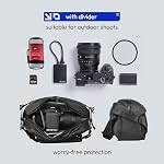 ULANZI Camera Bag 9L with 2 DIY Modes, Tripod-Capable AB02 Camera Case Professional, Crossbody Bag Photography Small Shoulder Bag, Compatible for Sony Canon Nikon DSLR Camera