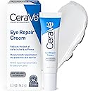 CeraVe Eye Repair Cream, Under Eye Cream For Puffiness And Bags Under Eyes, Hyaluronic Acid + Niacinamide + Marine Botanical Complex, Oil Free & Opthalmologist Tested