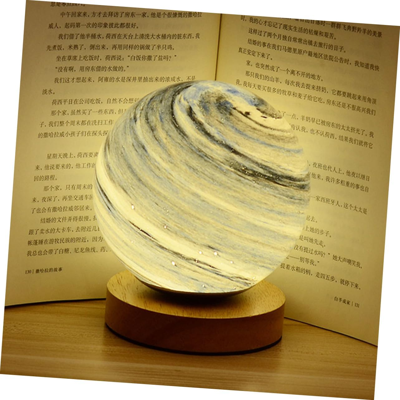 Gadpiparty 1pc Creative Moon Lamp Night Light Led Decorative Bedside Table Lamp Effect for Bedroom Decor Romantic and Girls