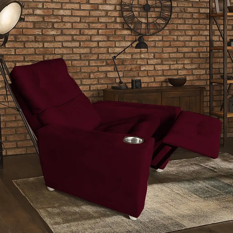 Poltrona Idoso Reclinável 3 Posições Magazine Bordo