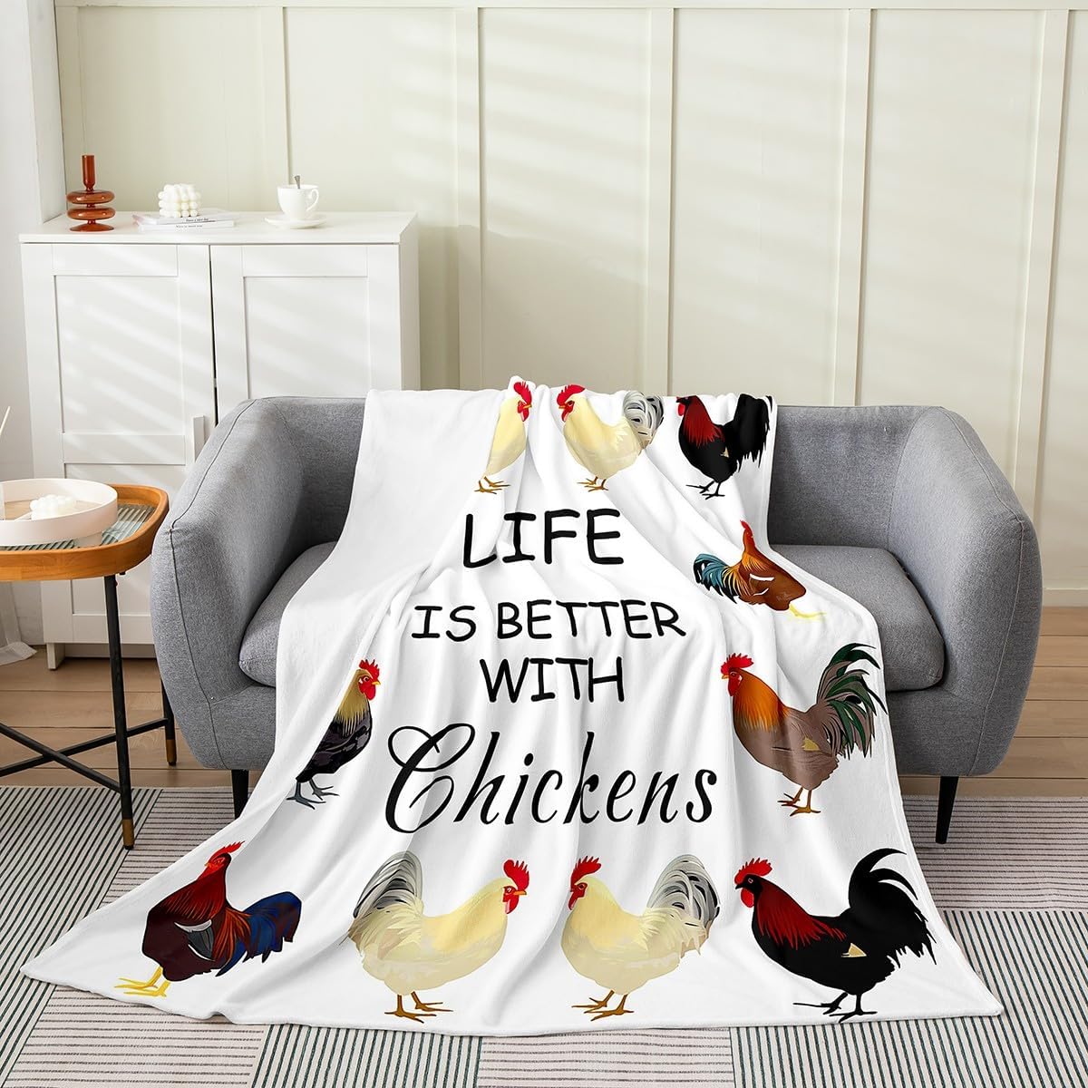 Toddlers ABC Plush Throw Blanket, Twin 60"x80" Kids ABC Alphabet Flannel Fleece Blanket for Boys Teens Vegetables and Fruits All Season,Bed Blanket Breathable Kawaii Cute Room Decor Quilt Cover