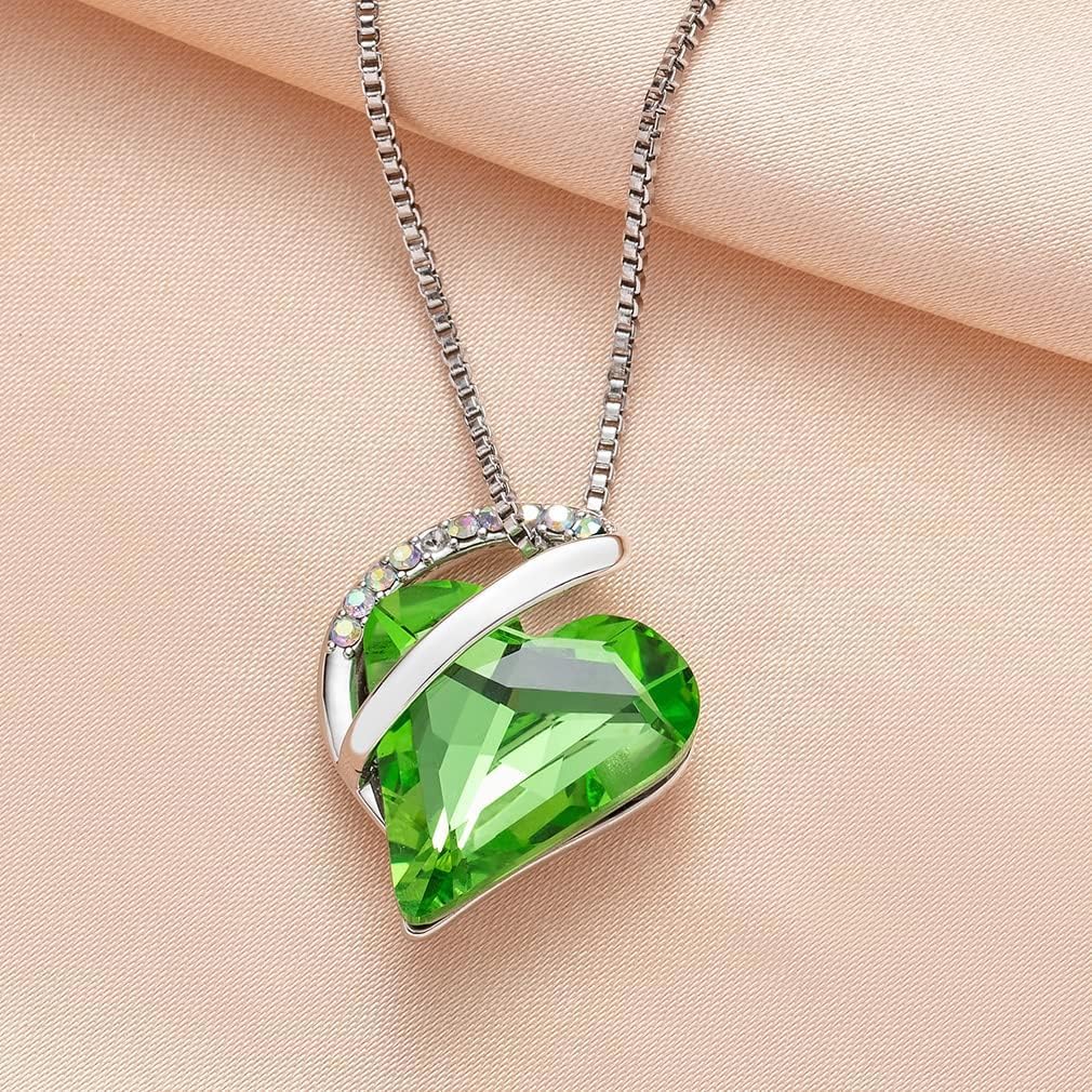 Austrian Crystal Heart Pendant Necklaces for Women Fashion 14K Gold Plated Dainty Necklace Hypoallergenic Jewelry - Image 7