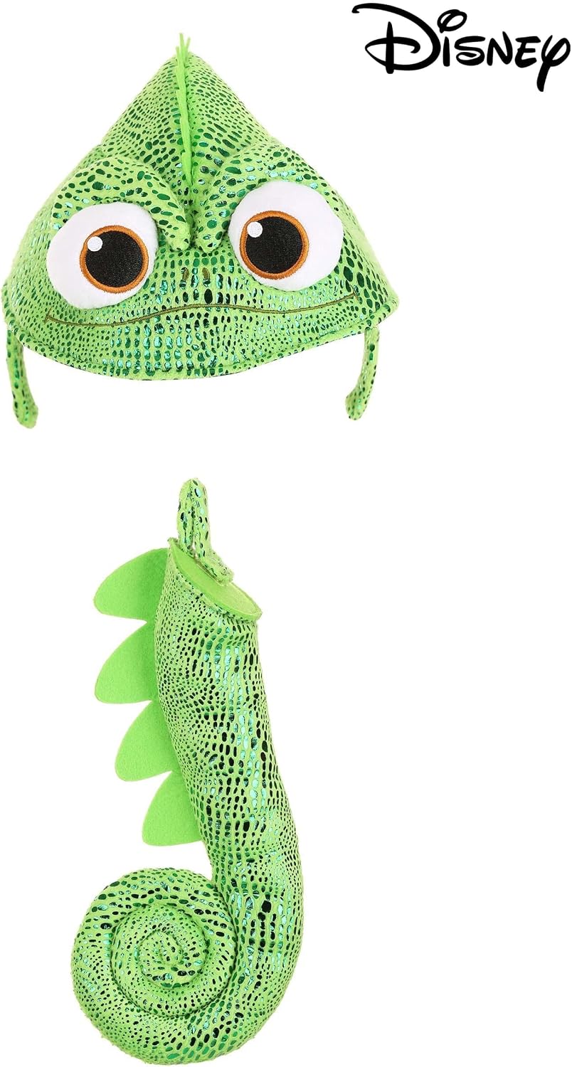 Disney Tangled Pascal Tail & Headband Kit - Plush Headband with Hook and Loop Fastener