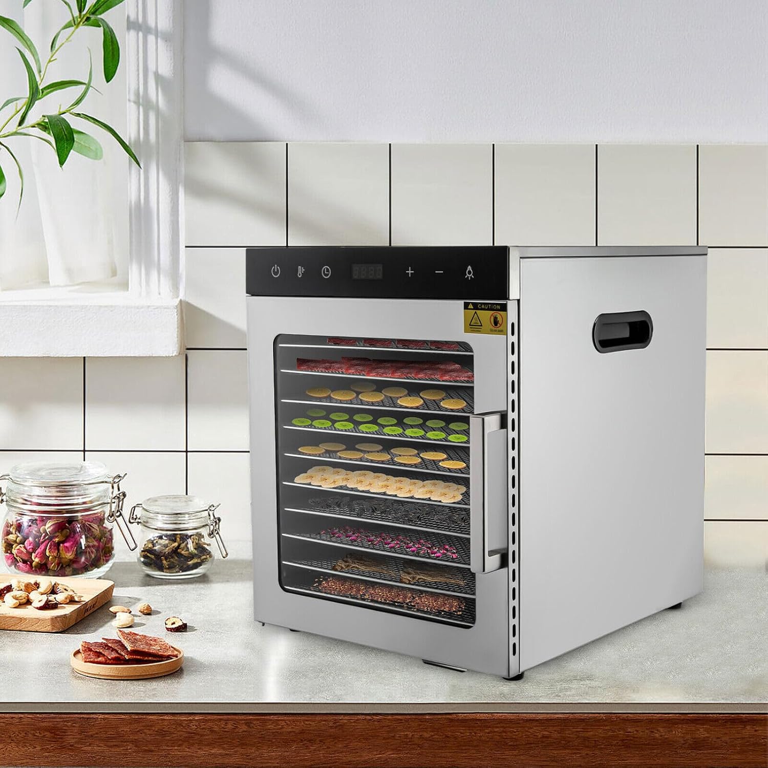 EcoTypee Food Dehydrator placed on a kitchen counter