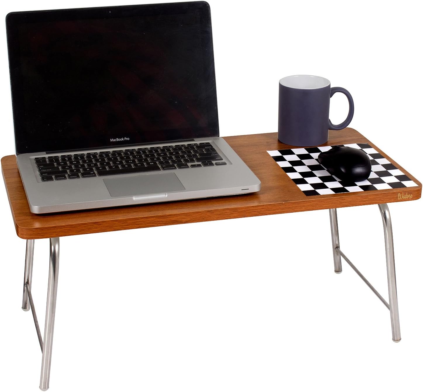 Graphitos Multipurpose Foldable Bed Table - Laptop Table - Study Table - Reading Table - Writing Table - Brown (BBW-TEC)