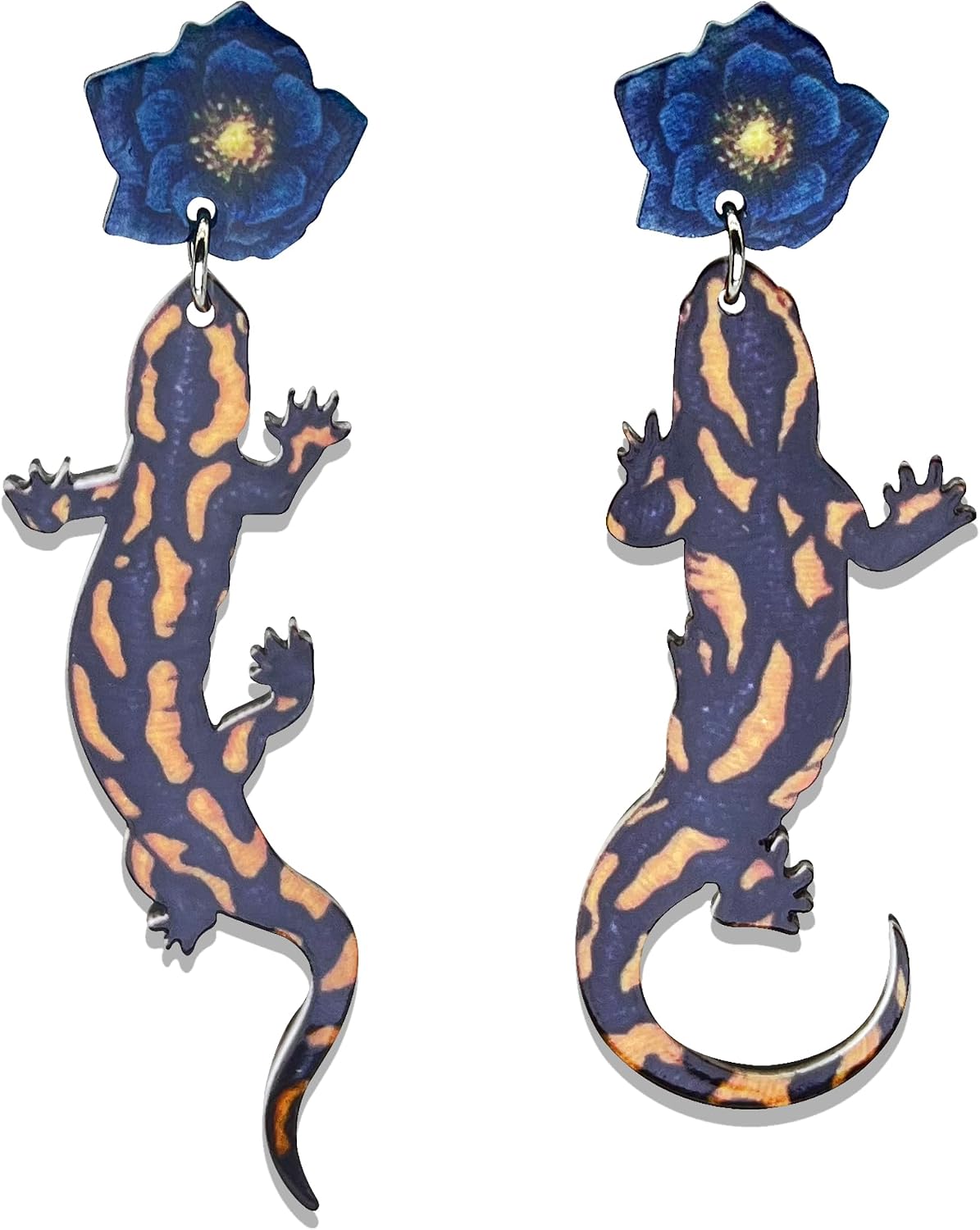 Funny Cartoon Animal Dangle Drop Earring Lightweight Gecko Fox Earrings for Women Charms Gifts