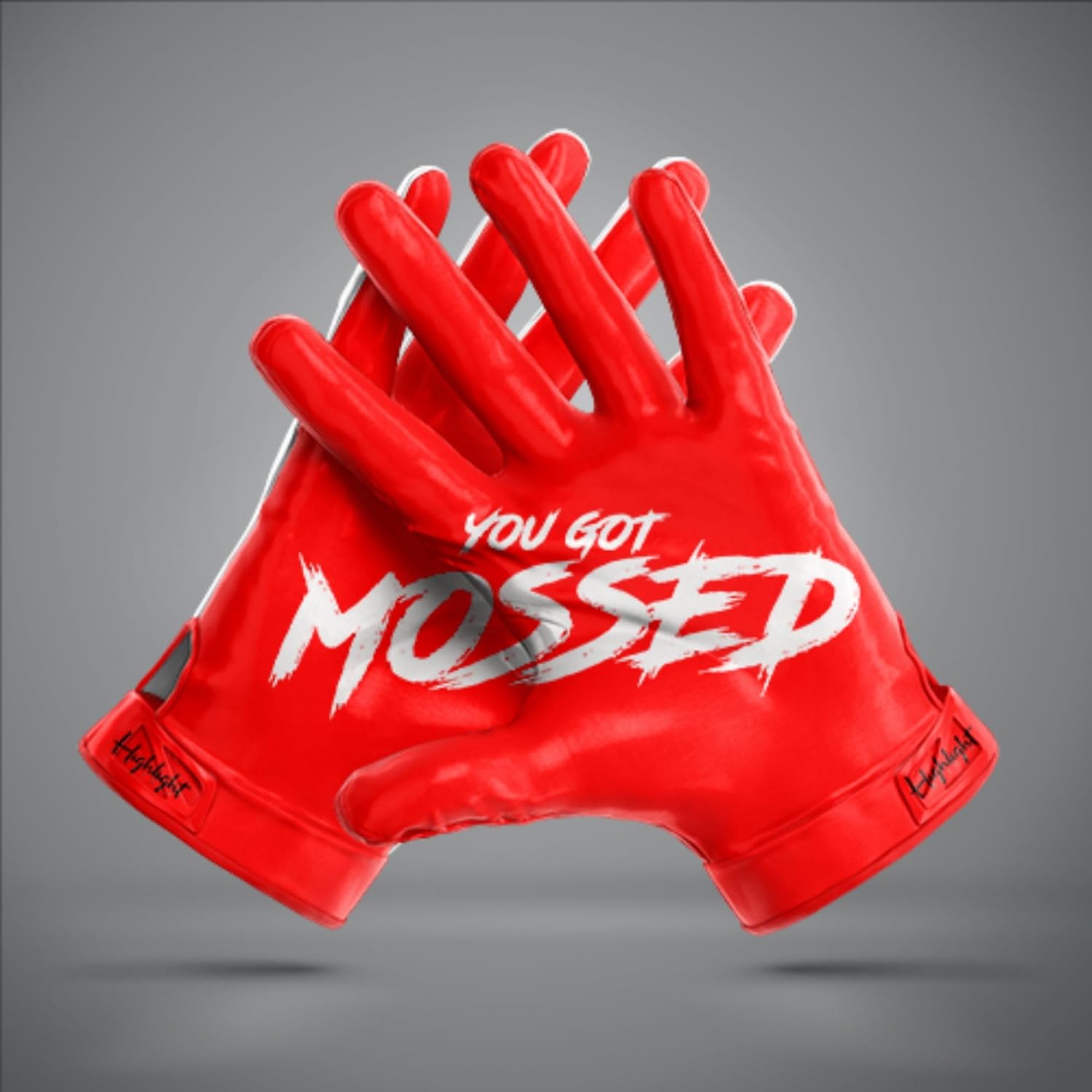 G.O.A.T. You Got Mossed - Ultra Grip Football Gloves - Superior Grip, Breathable Design, for All Weather Conditions