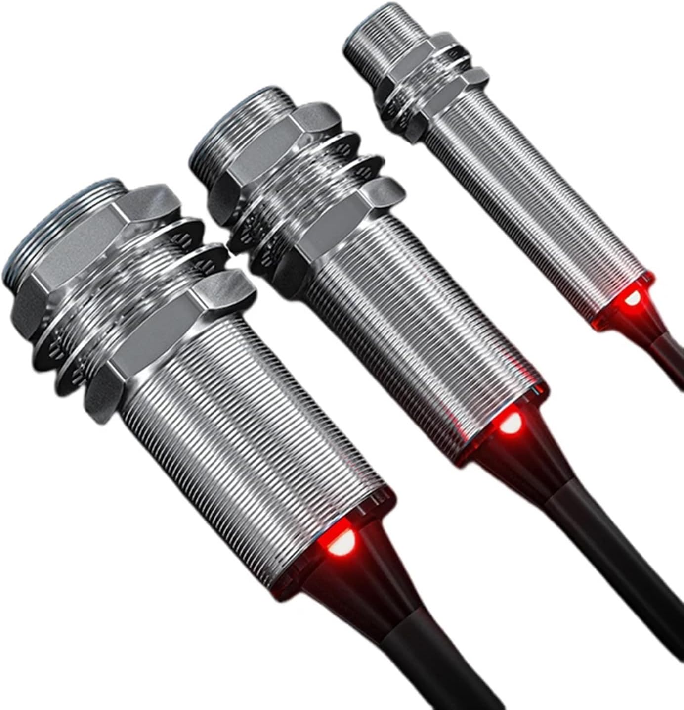 M18 Magnetic Proximity Switch M18 Series Effect 5-220V Series 2 Wire Switch Proximity Sensor Switch with(M18 3 Wires,2 Wires DC6-30V,Normally Closed)
