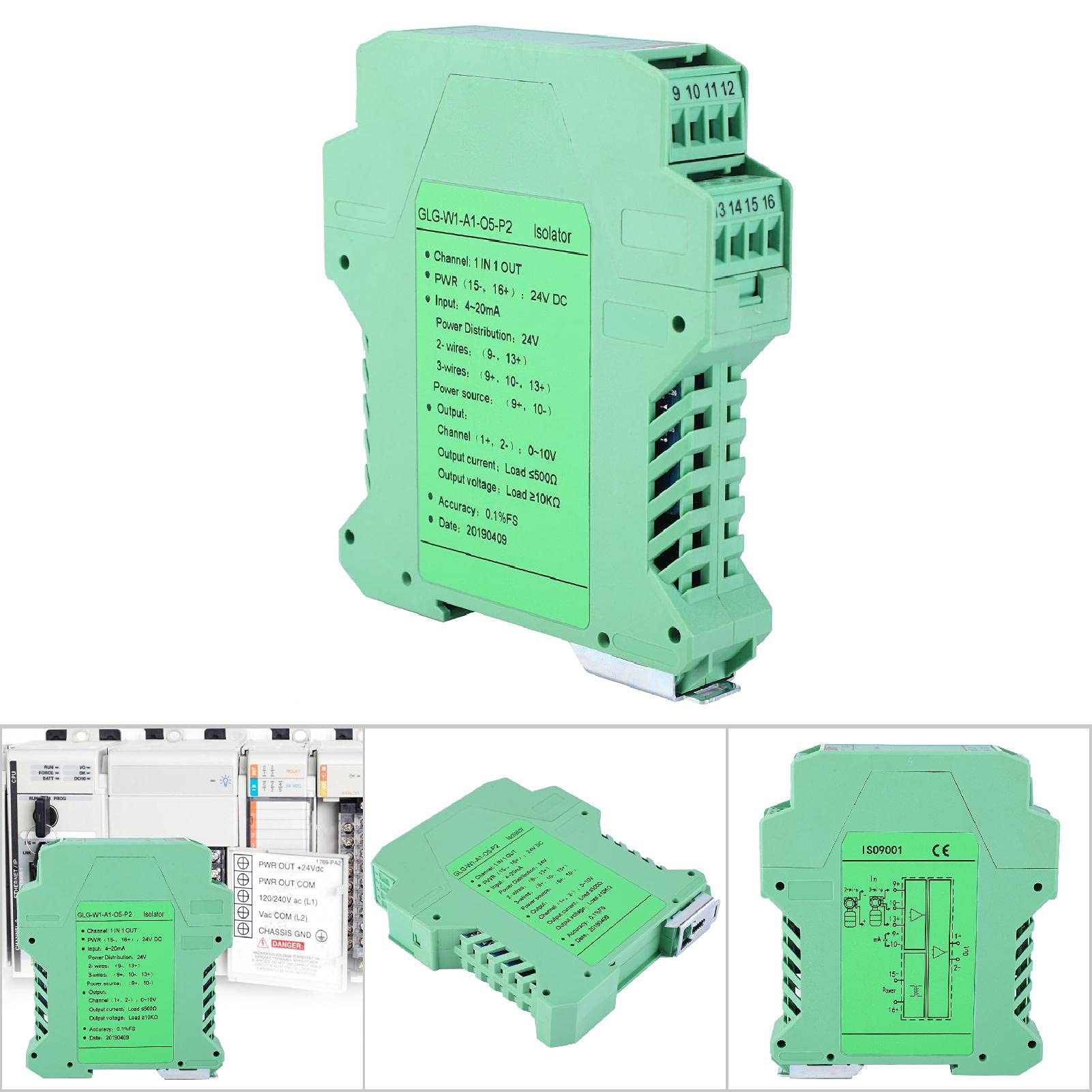 4 Rozdzielacz Sygnału Analogowego 20 Ma 1 Wejście 2 Wyjście 4 Izolator Sygnału 20 Ma DC Izolator Sygnału Prądu Stałego 24 V Nadajnik 4 20 Ma Plc Detect Kondycjoner Sygnału (nr 4) (Jedno w jednym wyjście 4-20mA do 0-10V)