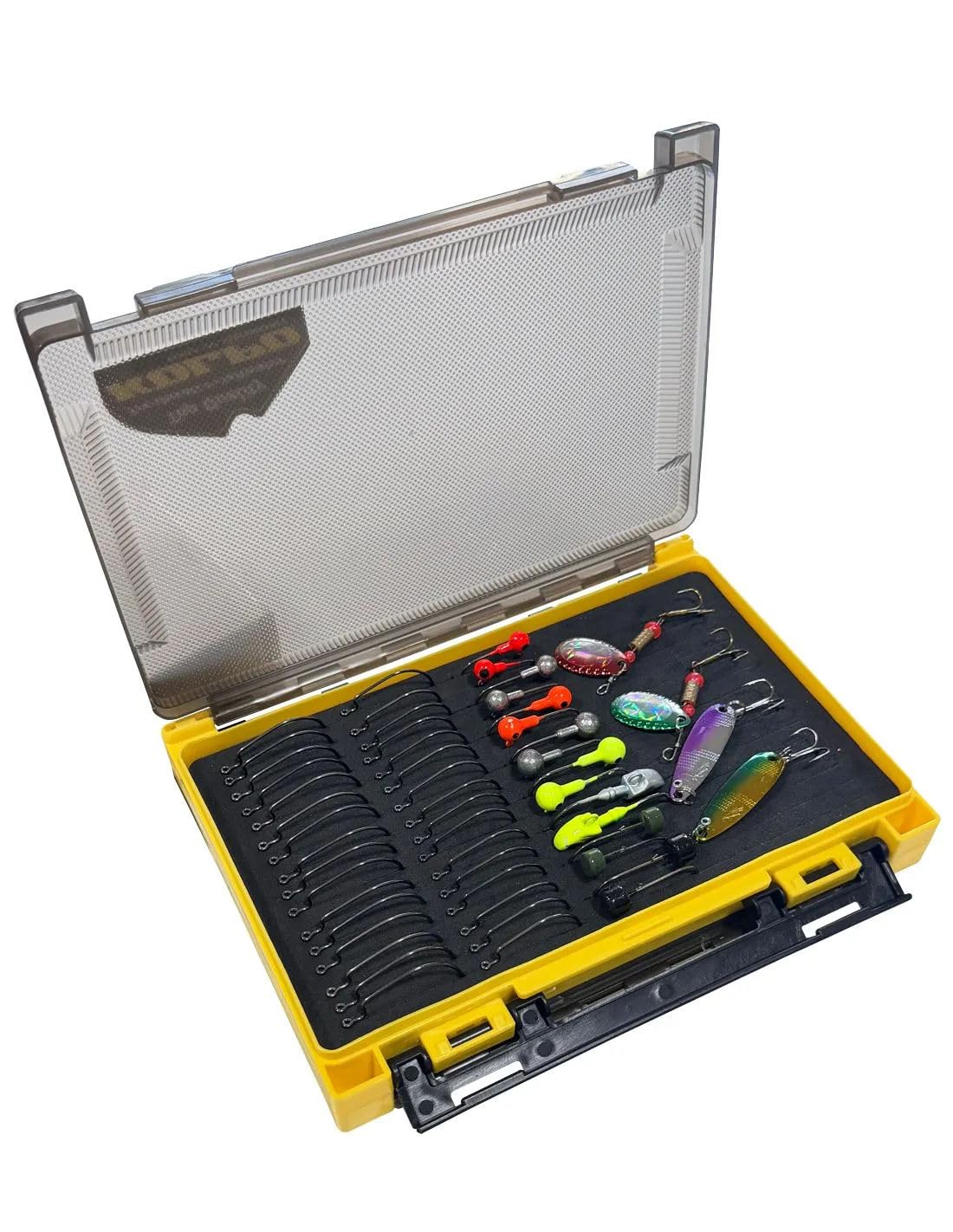 Kolpo Set 356 Pezzi Minuteria per Soft Lures Ami Offset Teste Piombate Piombi