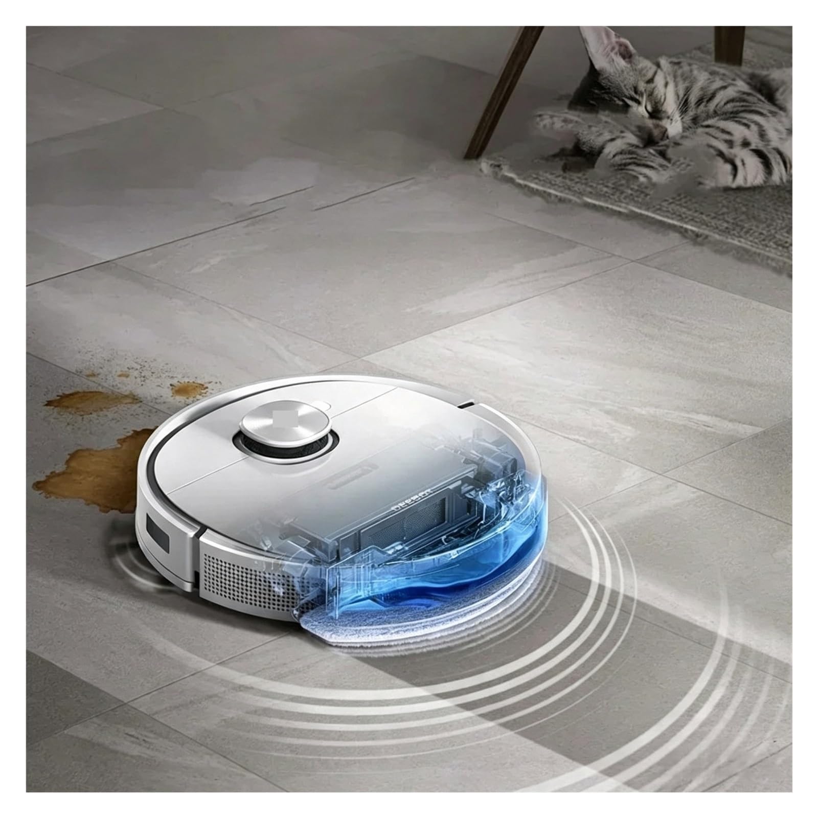 Kit Mop Vibrante For Aspirapolvere Compatibile Con ECOVACS X1 Plus/T10 Plus