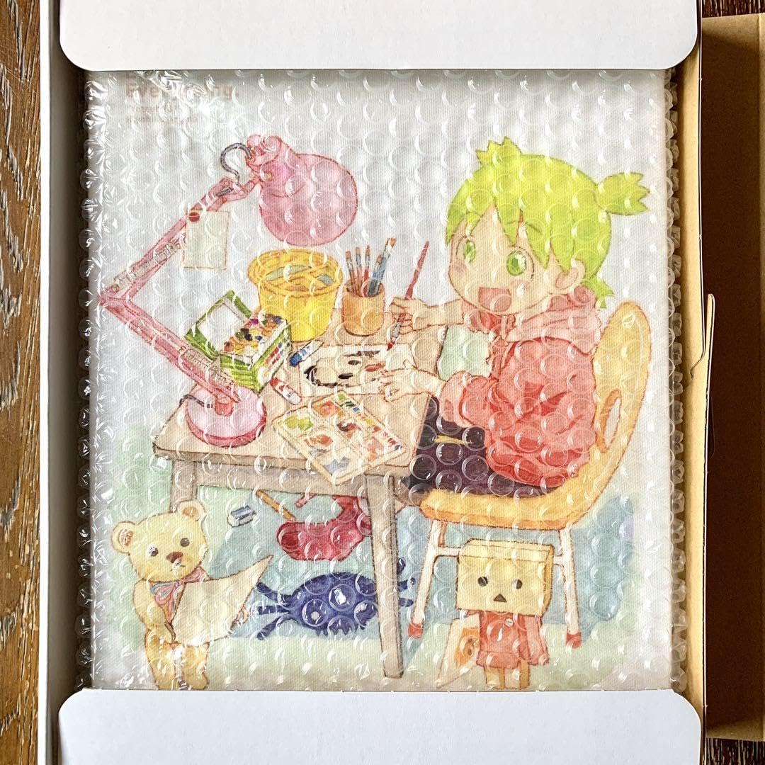 よつばと！　キャンバスアート　よつばと出発　原画展 Amazon.co.jp: ・よつばと 原画展 キャンバスアートパネル「よつばと