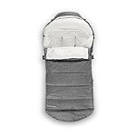 UPPAbaby CozyGanoosh 2-in-1 Seasonal Footmuff - Easily Attaches to UPPAbaby Strollers and RumbleSeat - Versatile, Ultra-Plush Zip-Out Liner for Cold Weather - Greyson (Charcoal Mlange)