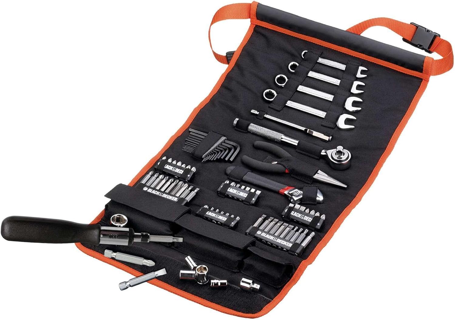 black + Decker A7063-QZ Socket with 77 pieces - tool accessories