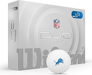 Wilson 2025 Duo Soft NFL Golf Ball - 12 Balls, White, Atlanta Falcons