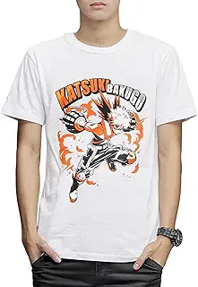 [ファインプラス] Tシャツ ヒロアカ 爆豪 僕のヒーローアカデミア 半袖 グッズ 爆豪勝己 キャラクター