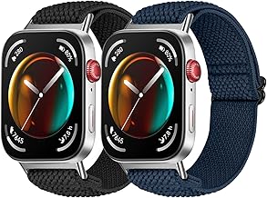 Janpso Stretchy Bands Compatible with Huawei Watch Fit 3/Fit 4/Fit 4 Pro for Women Men Soft Breathable Band Adjustable Elastic Nylon Replacement Wristband