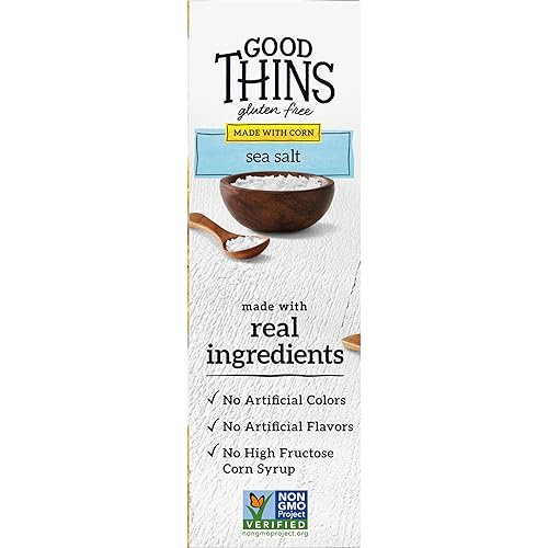 Miniatura 78 de Good Thins Simply Salt Snacks - Galletas de arroz sin gluten, 3.5 onzas (paquete de 3)
