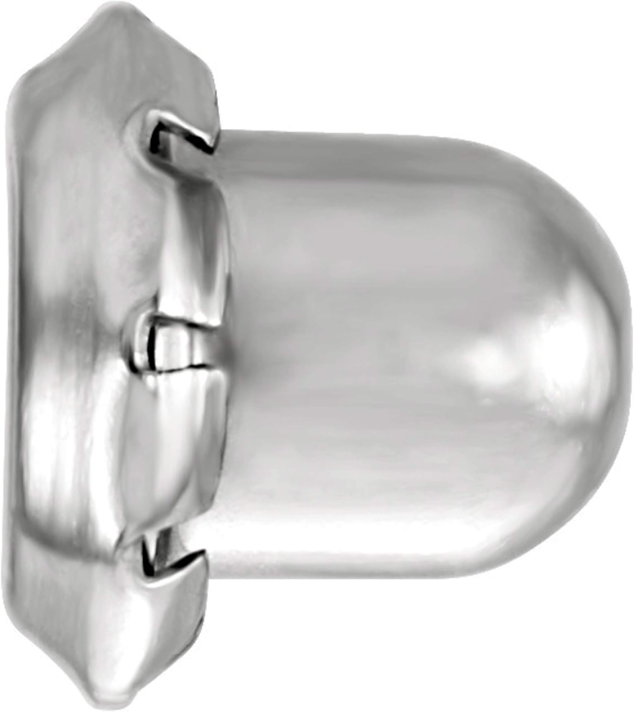 Locking Earring Backs for Studs – Secure Replacement Earring Backings in Stainless Steel – Hypoallergenic Earring Locks for Notched Post Diamond Studs
