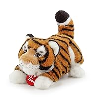 Trudi Tigre Bruce Tigre mascotte peluche, regalo di Natale e compleanno. | 18x14x19cm