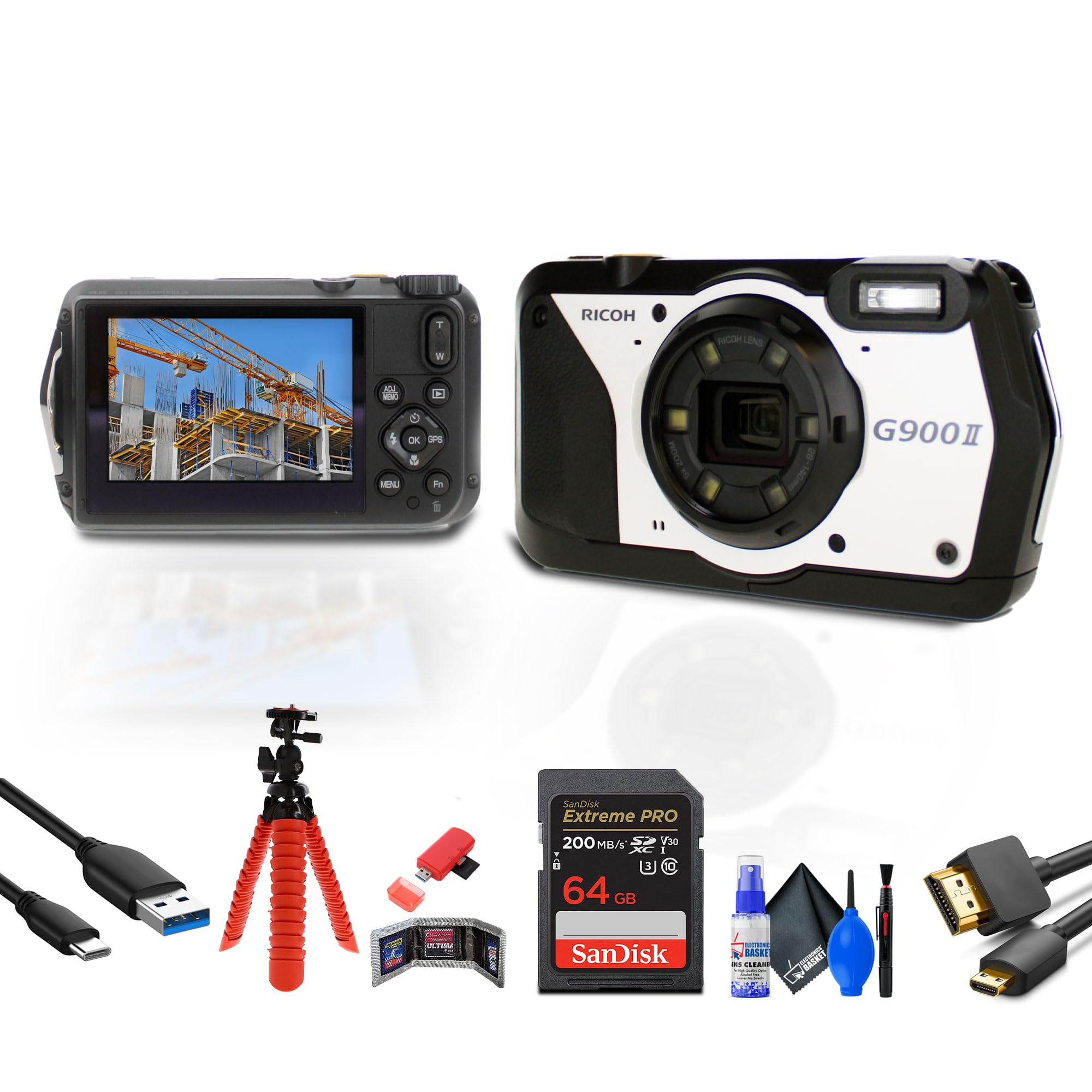 Amazon.com : Ricoh G900 II Digital Camera (01472) Bundle Including