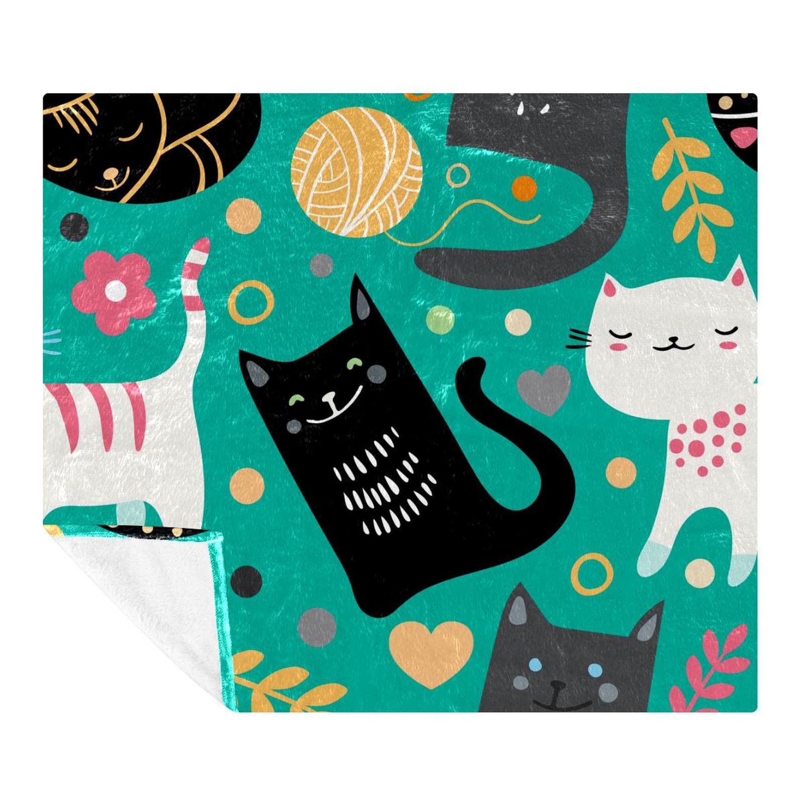 Couverture polaire chat chouchou pour envelopper vos nuits de douceur et de tendresse