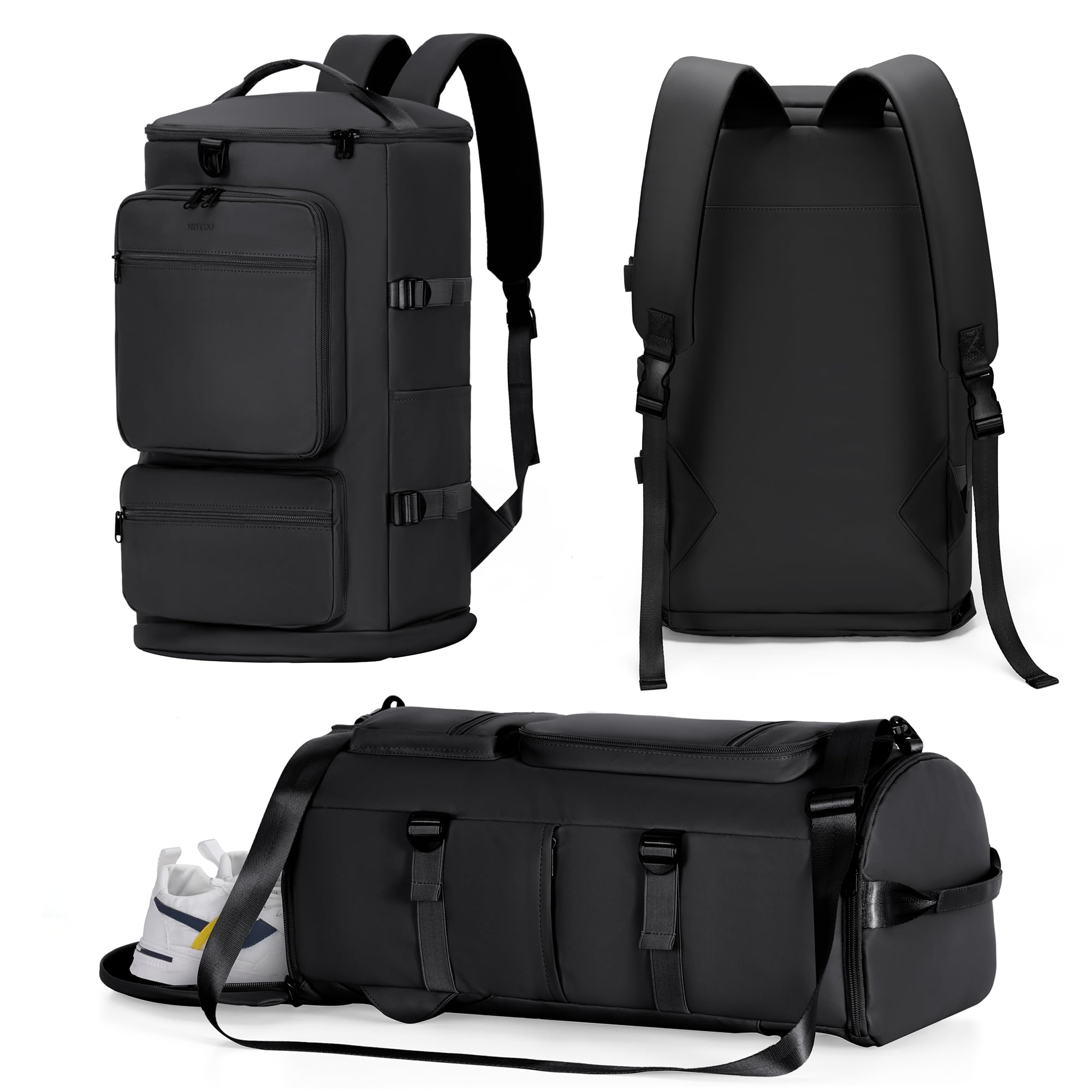 Snapklik.com : Gym Bag For Men Women - 3 In 1 Duffle Bag And Gym Backpack