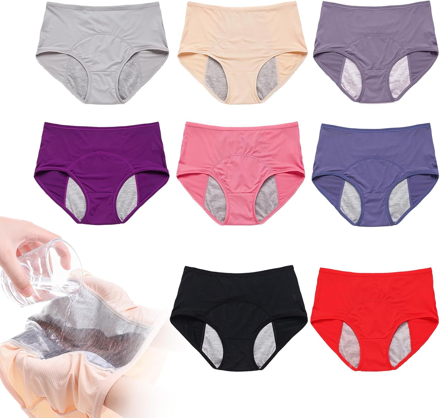 Amazon.com: Deedlite Everdry Panties Leakproof for Women Over 60 70