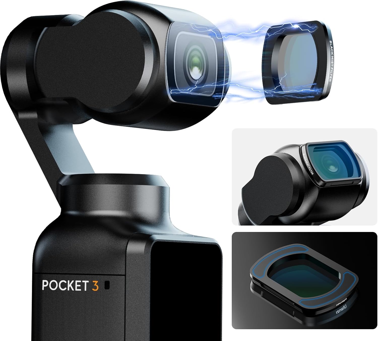 ULANZI PK-01 Black Mist Filter for DJI Osmo Pocket Jamaica Ubuy
