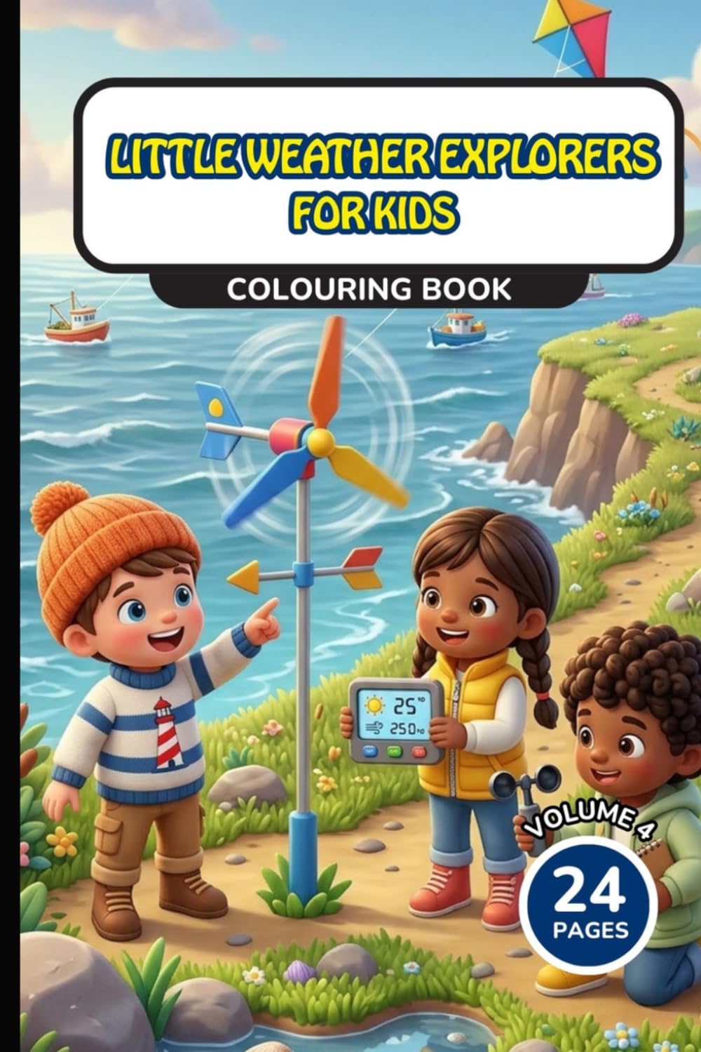 Little Weather Explorers for Kids: Colouring book Volume 4