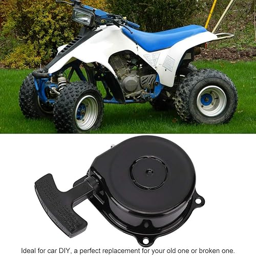 Miniatura 4 de Conjunto de arranque de tracción de rebobinado, ATV Pull Starter Fit para Suzuki Quad Runner 1983-1987