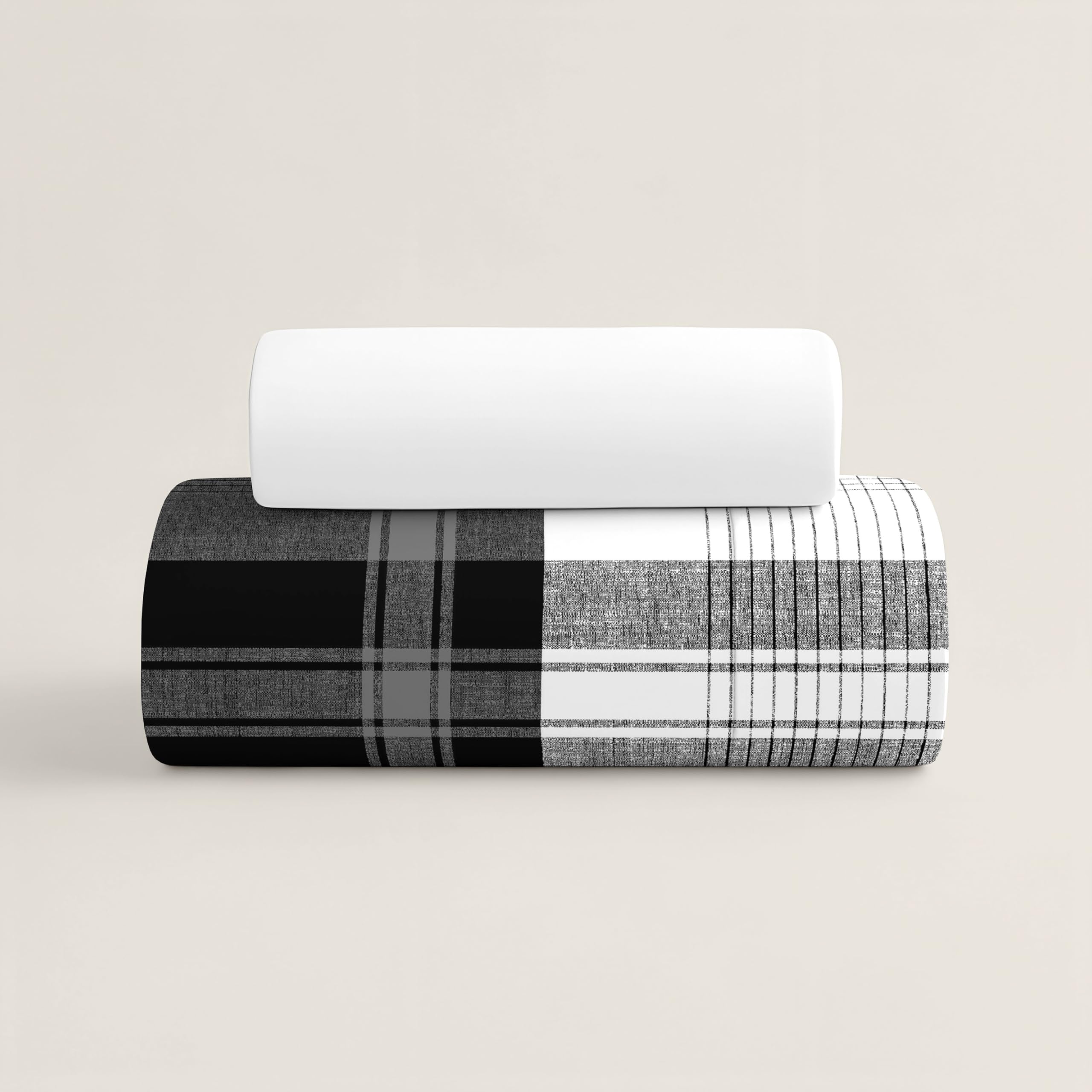 NATURALS - Funda Nórdica Estampada Cama 90-100% Algodón Suave y Transpirable - Juego de Edredón 150x220 cm con Solapa + 45 cm - 1 Funda Almohada 45x110 cm - Fabricado en España
