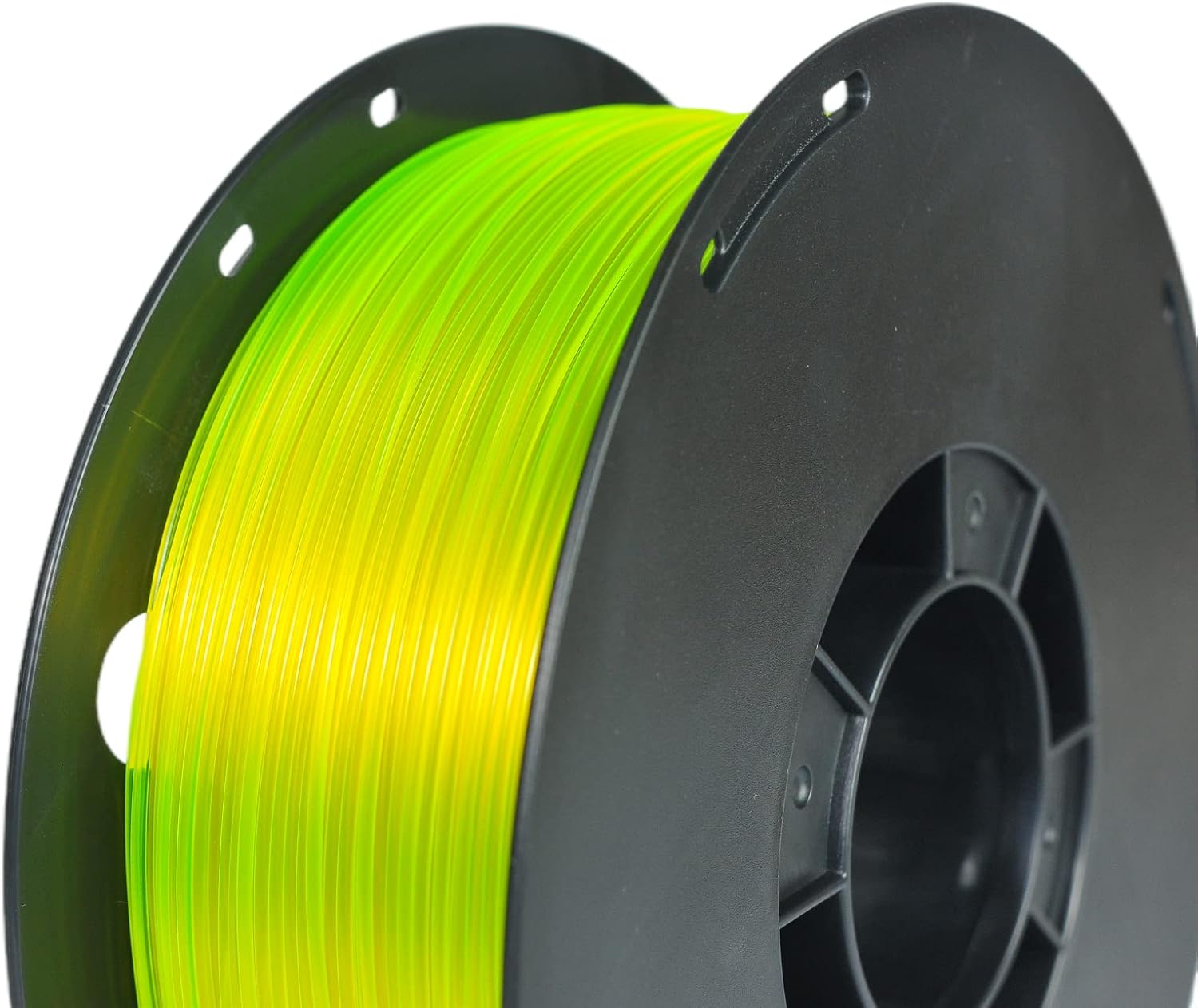 RANKI PETG Filament 1.75mm 3D Printer Filament, Dimensional Accuracy +/- 0.03 mm, 1kg Spool (Transparent Yellow)
