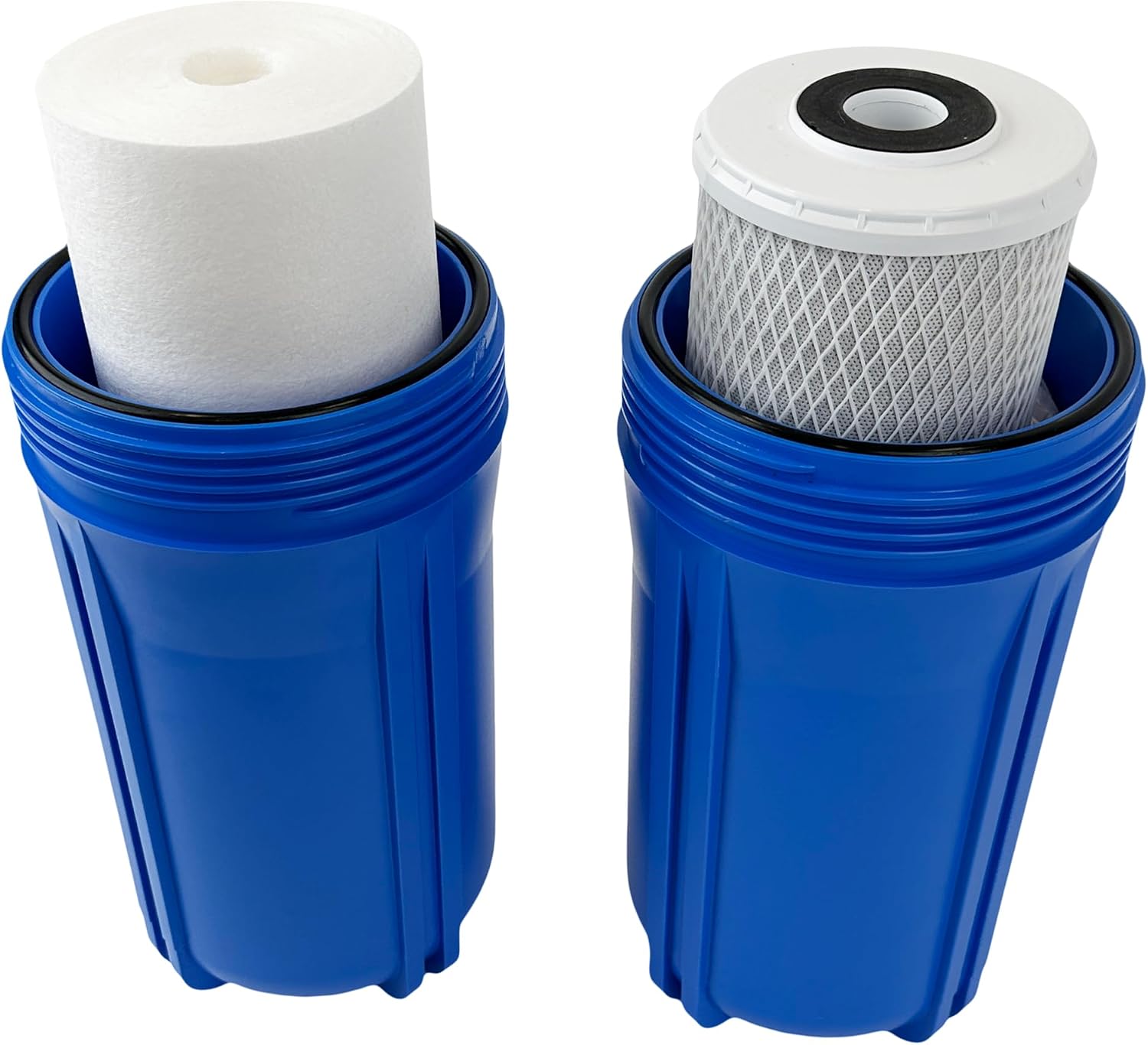 Neo-Pure Whole House Water Filter Kit (4.5" x 10" Melt Blown & CTOX Carbon Block)