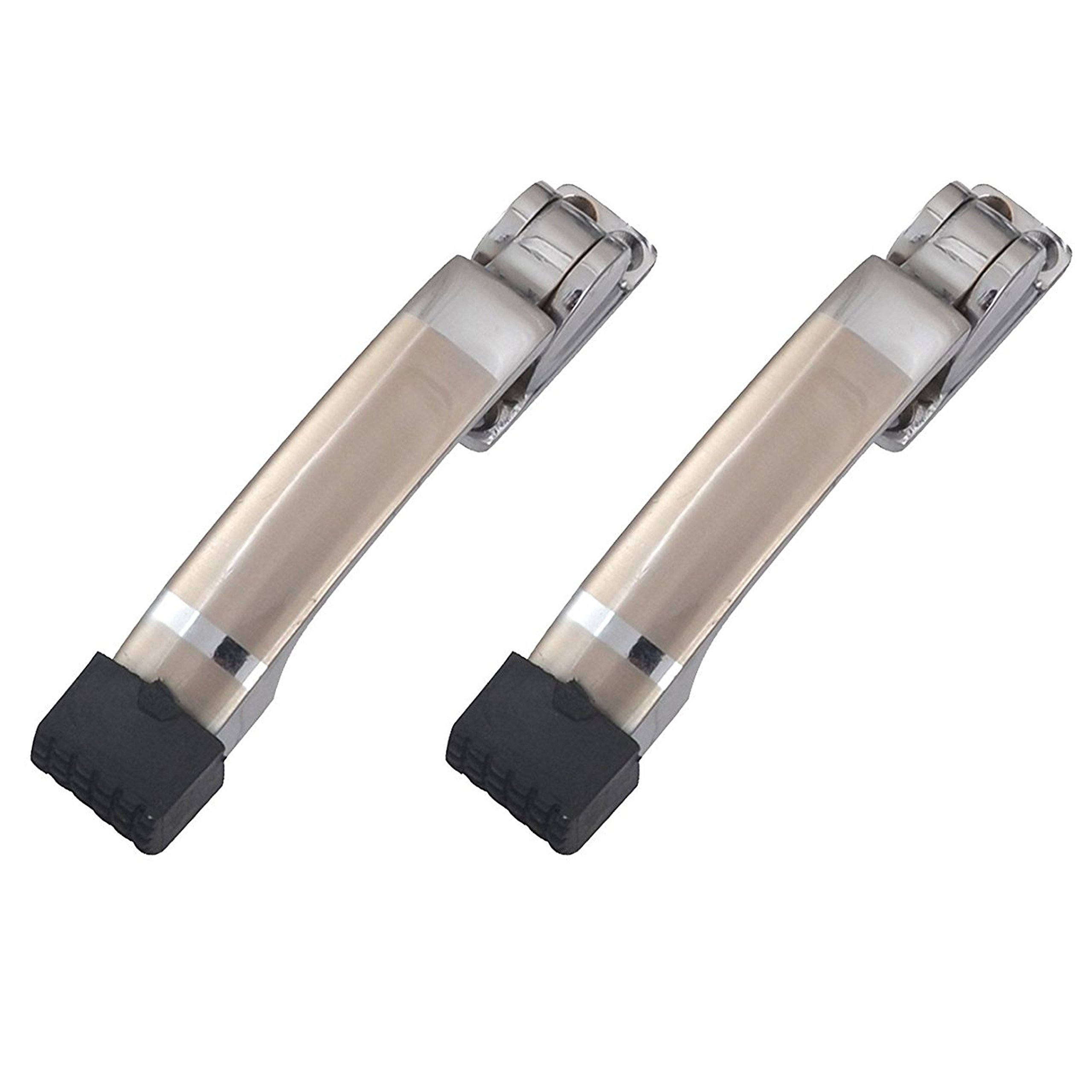 Klaxon Brass Door Stopper Set (Silver - Pack of 2) (B01J3VA6IM) Amazon Price History, Amazon Price Tracker